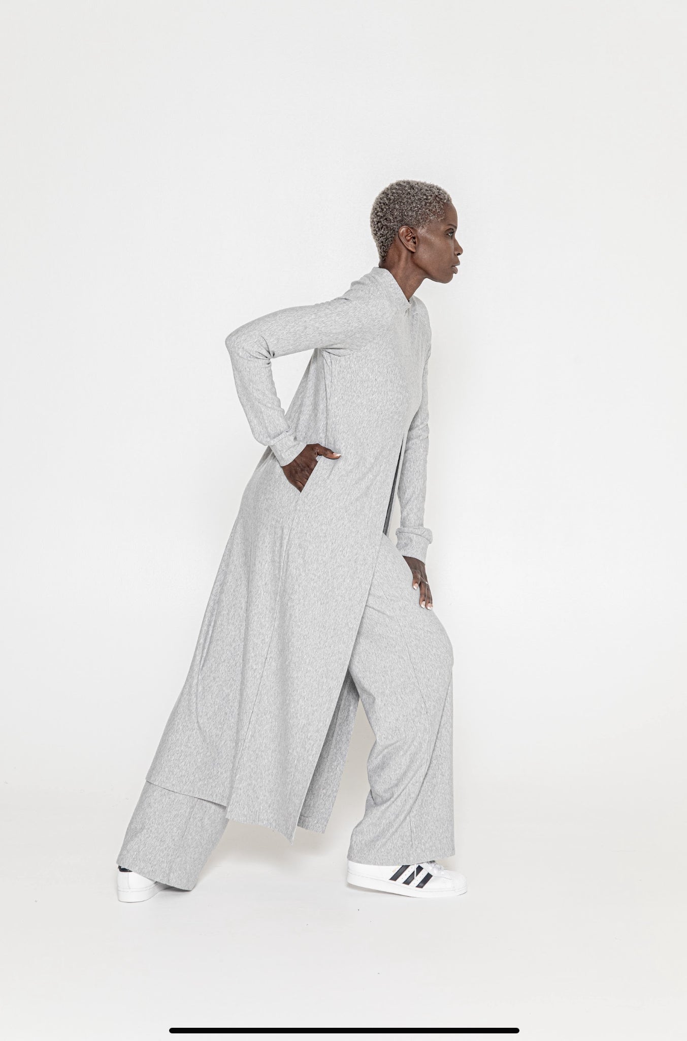 Long Tunic Fleece - Oceana Blue – Kiya Tomlin