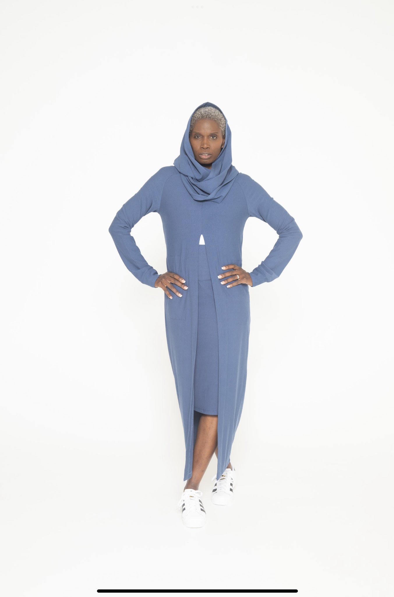 Long Tunic Fleece - Oceana Blue – Kiya Tomlin