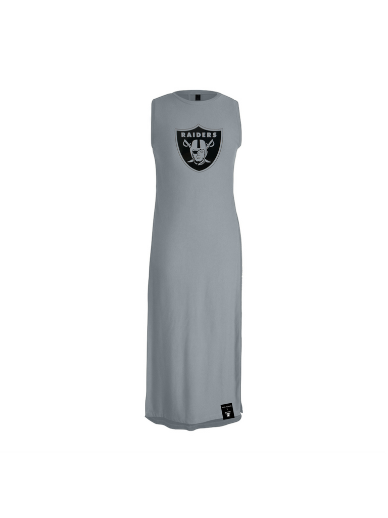 raiders dress for women Women's WEAR by Erin Andrews Black Las Vegas Bodyframing Tank Size: 2XL 82% polyester Outfit Raiders Shirt Dress Jersey